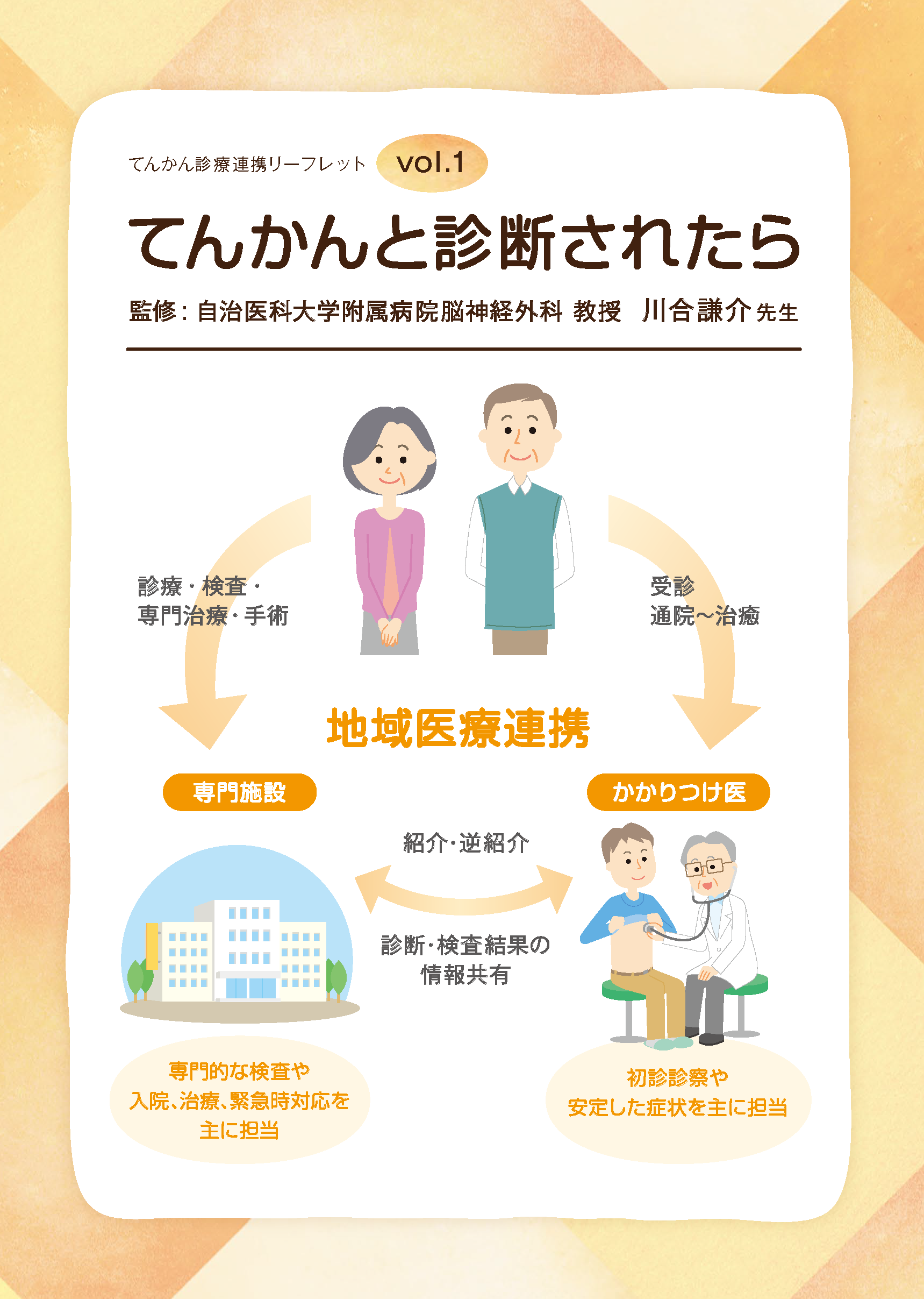 てんかん診療連携リーフレットvol.1 てんかんと診断されたら